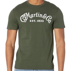 C.F. Martin Logo T-shirt Grn Str. L